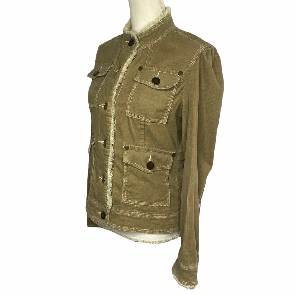 Tommy Hilfiger Corduroy Sherpa Trim Jacket - Picture 4 of 13